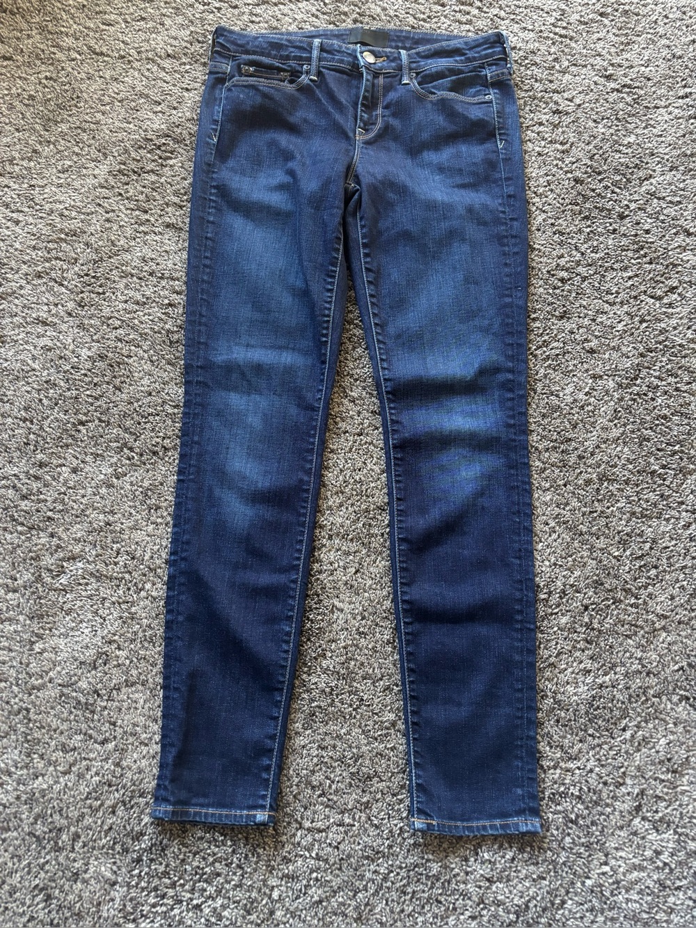 Vince Navy Blue Skinny Jeans